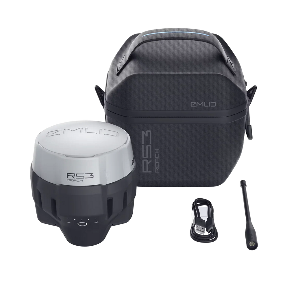 Emlid Reach RS3 – Multi-Band RTK GNSS Receiver for Surveying, Machine Control & Drone Base Stations