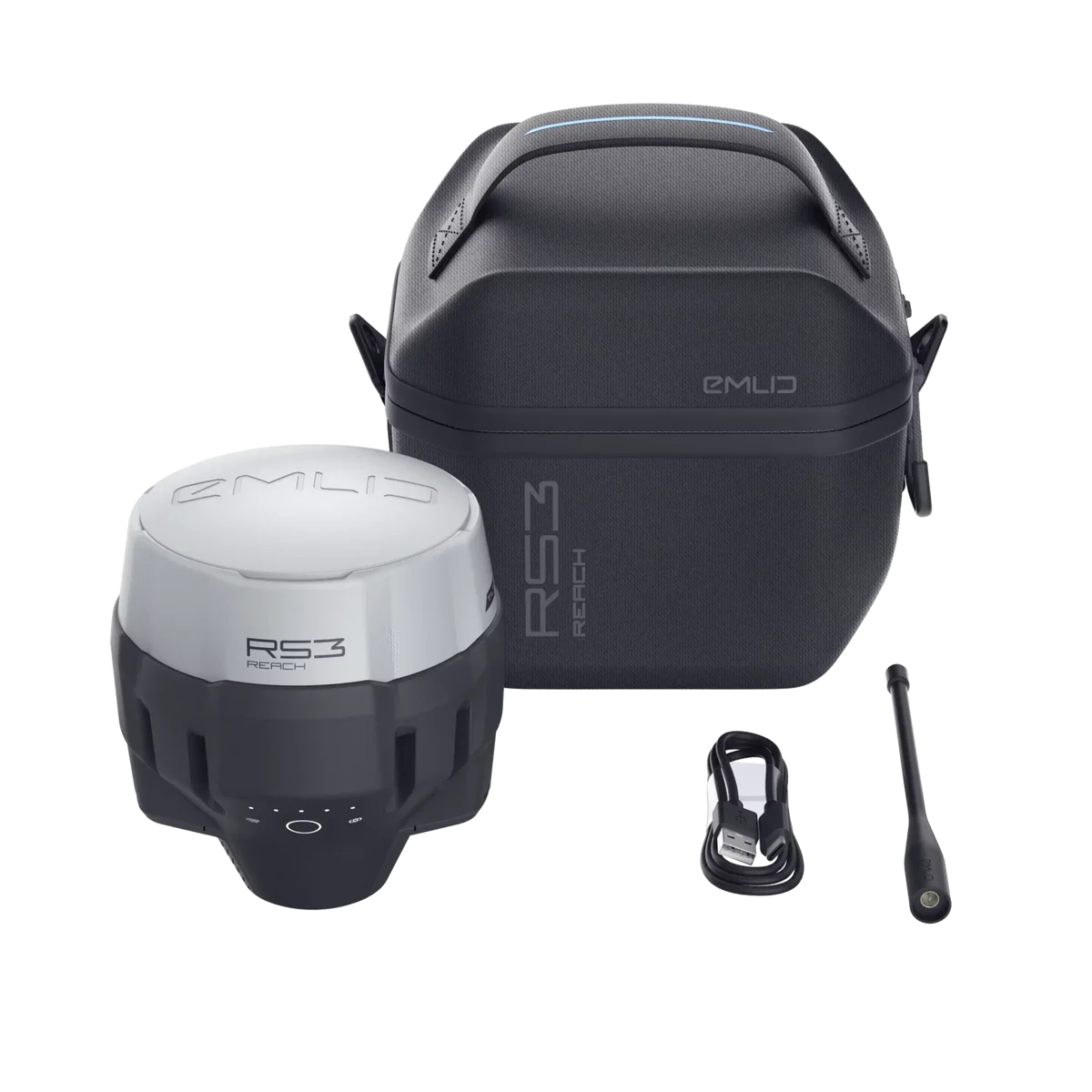 Emlid Reach RS3 – Multi-Band RTK GNSS Receiver for Surveying, Machine Control & Drone Base Stations